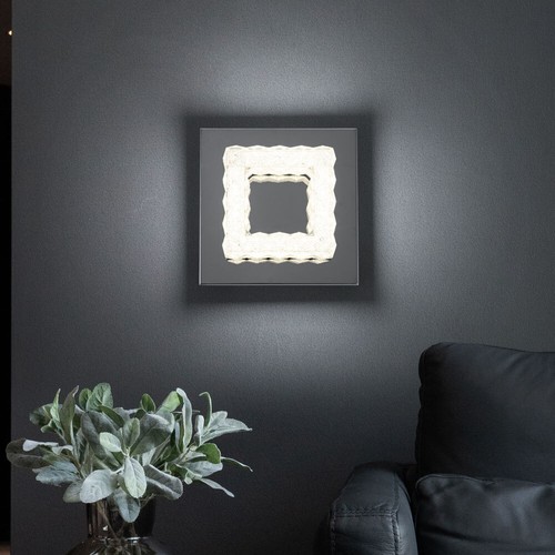 Led design kristall wand - design,