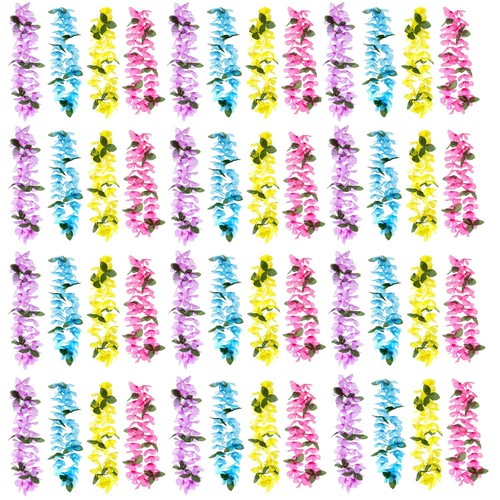 48x hawaii blütenketten - 48x,