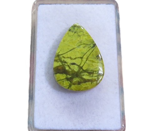 Grüner opal cabochon - grüner,