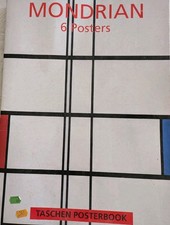Mondrian Poster Buch 6 Stück 