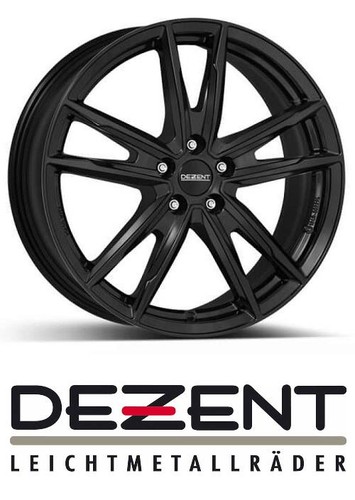 Dezent black 7x17 - dezent, 5/114.3