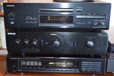 4-tlg Stereoanlage Block Amplifier,Onkyo CD-Player+6Boxen Bose/Jamo Top Zustand
