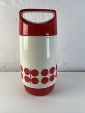 Dr. Zimmermann Thermoskanne Busse Design 750ml RotPunkt vintage 70er Jahre