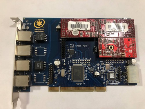 Digium tdm410 pci rj11 - digium, 4x