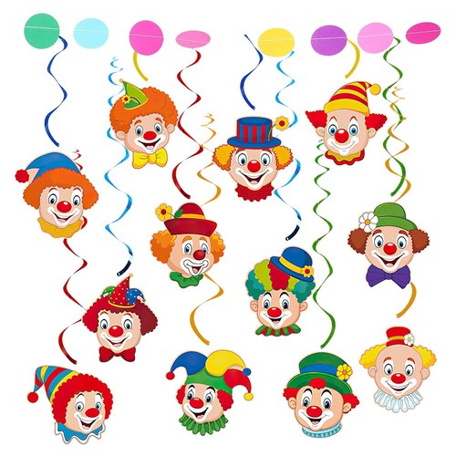Clown girlande karneval - clown,