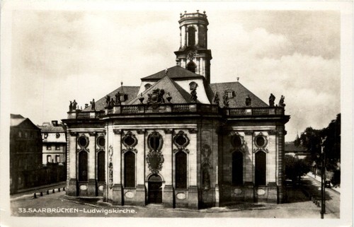 Saarbrücken ludwigskirche - -,