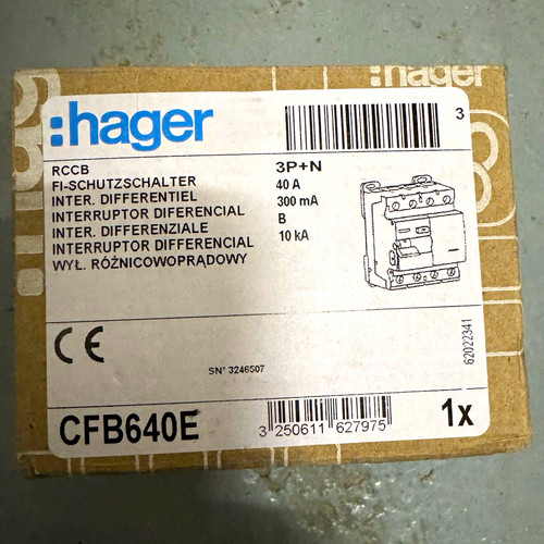 Hager cfb640e - hager,