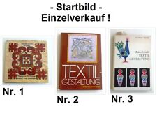 verschiedene Bücher zur Textilgestaltung / Sticken - Einzelverkauf #sk