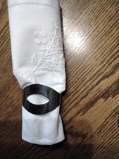 Wow Hingucker edle 14 Servietten Ringe Edelstahl