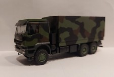 Herpa 746786 Iveco Trakker 6x6 Wechselaufbau Flecktarndesign Bundeswehr Mil. OVP