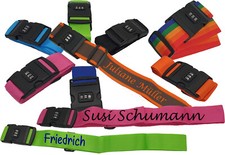 Koffergurt Gurtband Name