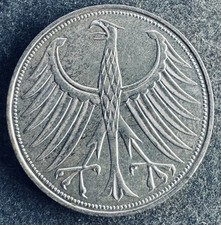 5 Mark 1967 D BRD Silberadler