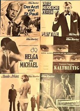 6 Filmprogramme - Illustrierter Filmkurier München - MFK - seltene Sammlung 1