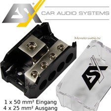 ESX DGD1/4 50 - 4 x 25mm² Stromverteilerblock Strom Masse Verteilerblock