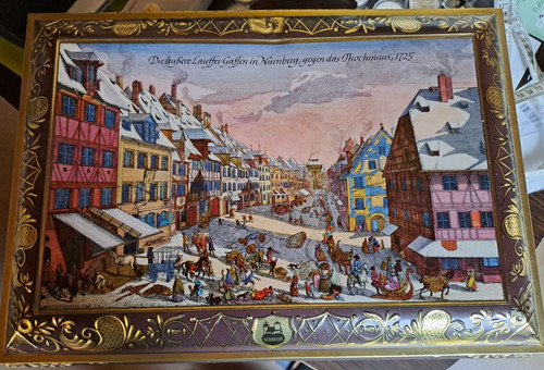 Top große alte blechdose - alte,