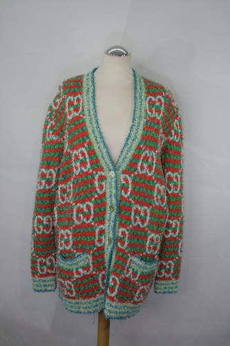 Mega gucci strickjacke - strickjacke, bunt