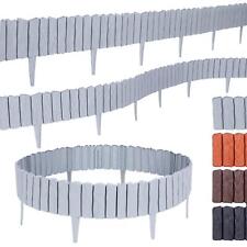 Rasenkante Holzoptik Beet