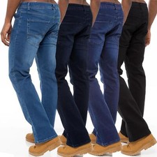 Enzo Herren Bootcut Jeans