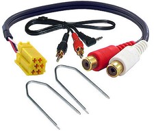 CT29FT01 Fiat Grande Punto Aux 3.5mm Wagenheber Kabel und Schlüssel Ipod 2007