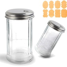 Zuckerstreuer Set aus Glas und
