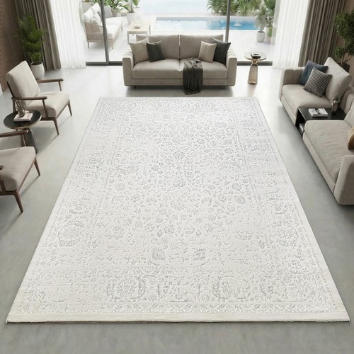 Teppich creme ornament muster - teppich,