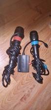 Original Sony PlayStation 2 Singstar Mikrofone inkl. USB-Converter PS2