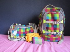 SATCH SET SCHULRUCKSACK + SPORTTASCHE + Geldböse + Regenschutz