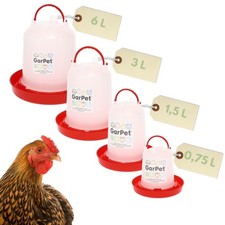 Hühnertränke Geflügel Wasser Küken Wachtel Hühner Tränke Spender automatisch