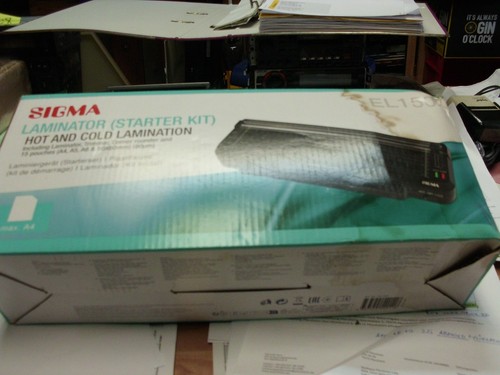 Sigma laminator starter kit - laminator,