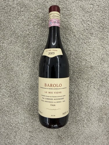 Mie vigne barolo 2003 - mie,