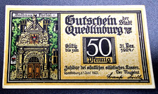 Quedlinburg notgeld pfennig - notgeld,