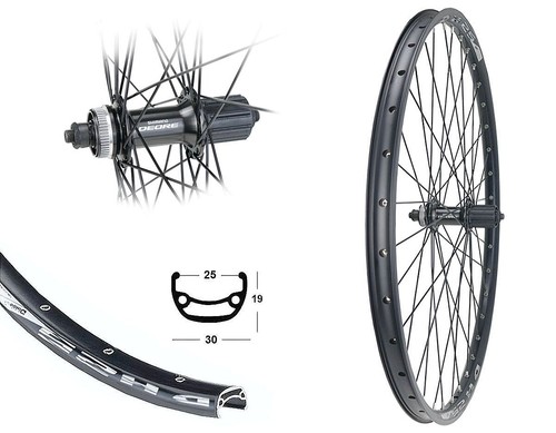 Hinterrad zoll 622 - hinterrad, 622-25