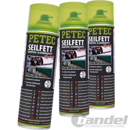 Petec seilfett spray 500 ml - spray,