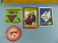 Lot of 4 stamps advertising