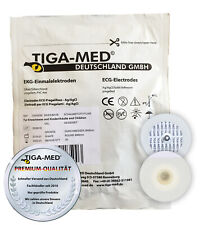 120 EKG Elektroden Liquidgel/Nassgel Einmal- Klebe- Tiga Med Druckknopf