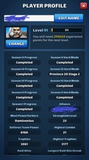 Empires and puzzles account - and,