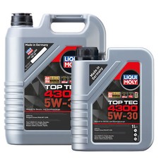 LIQUI MOLY 5W30 6L TOP TEC4300 Motoröl für CITROËN passend für FIAT HONDA