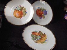 3 Obstteller Z. S. & Co. Bavaria 102  Zeh Scherzer &Co. Goldrand Abnutzungspuren