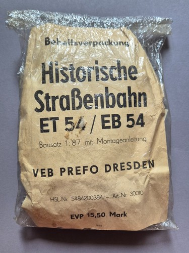 Veb prefo strassenbahnmodell - veb,