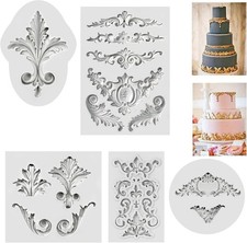 Silikon fondantform barock - silikon,