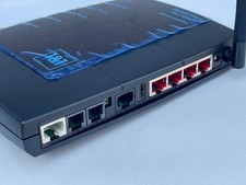 NEU AVM FRITZ!Box Fon WLAN 7170 v2 Schwarz DSL WAN 4xLAN USB WiFi