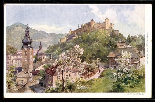 Künstler edward theodore - künstler-ak,