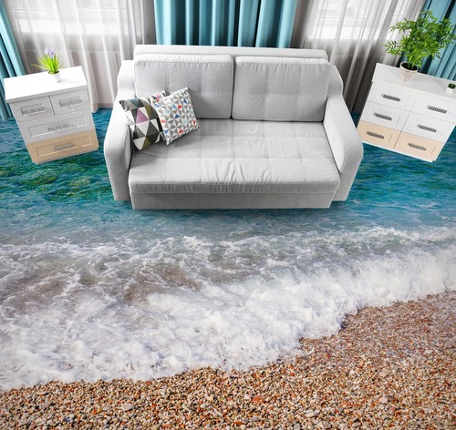 Wellen steine c3779 - 3d,