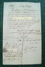 ROTTAU - Bauholzgesuch  1841 - Steuerstempel  Stempelsteuer - Büttenpapier