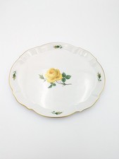 Meissen yellow rose - meissen, tray