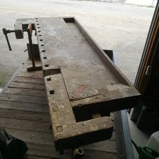 Hobelbank mit zwei Spannzangen