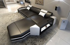 Sofa Leder Ecksofa Ledercouch