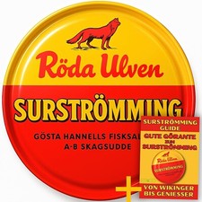 Surströmming - Das ORIGINAL Röda Ulven Schwedische Spezialität in der Dose 300g