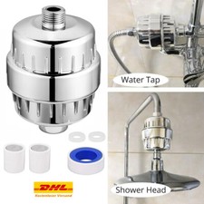 Duschfilter Wasserfilter Hartwasserfilter 20 Stufig Kalkfilter 2 Filterkartusche