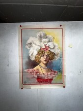 Seltenes altes plakat - altes, frau